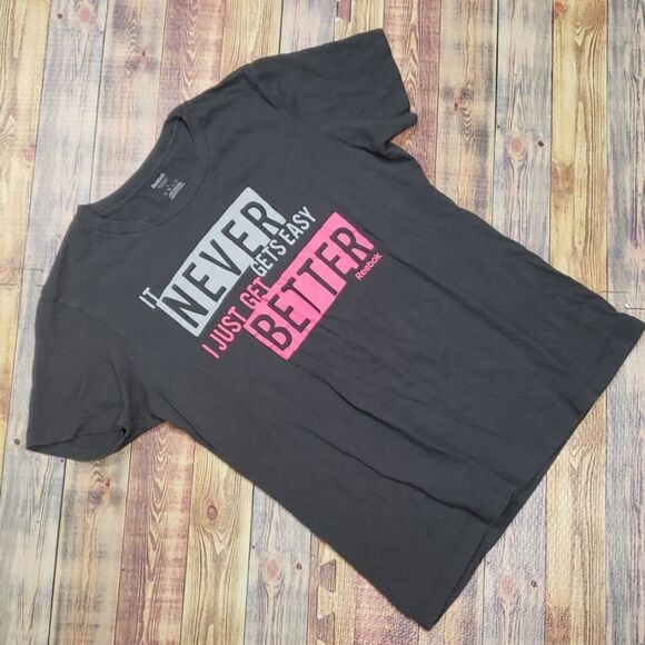 Reebok Tops - REEBOK WOMENS NEVER BETTER TEE SIZE L